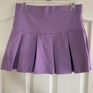 Dolls Kill cute light purple mini pleated skirt - size M